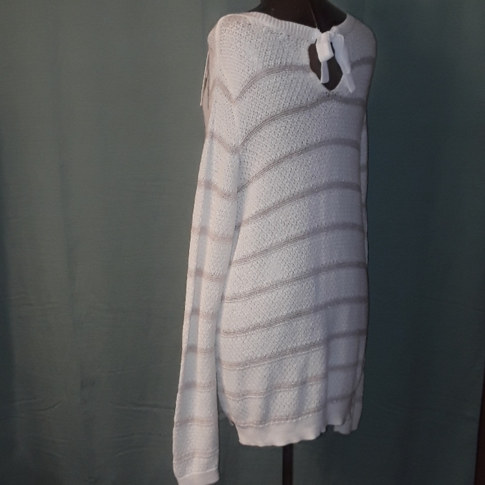** Lauren Conrad Antique Romance Sweater Gardenia